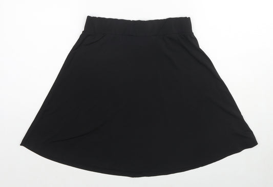Divided by H&M Womens Black Polyester Swing Skirt Size S