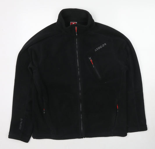 TOG24 Mens Black Jacket Coat Size M Zip