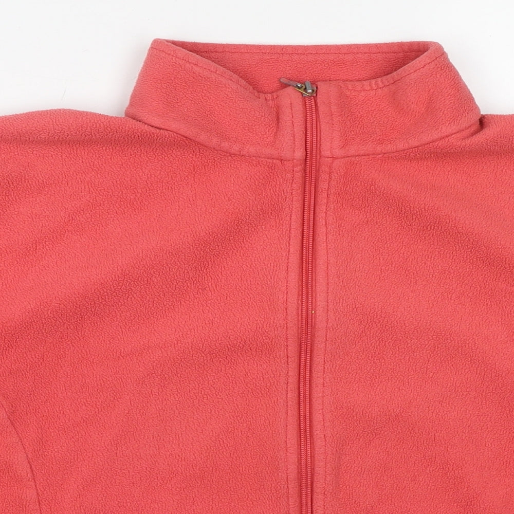 Marks and Spencer Womens Pink Jacket Size 22 Zip