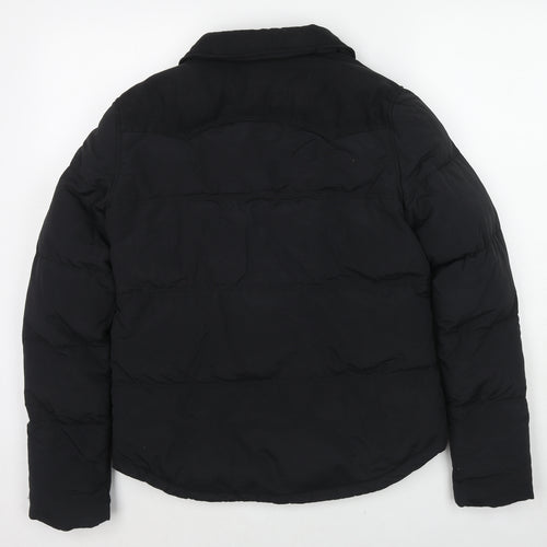 NEXT Womens Black Puffer Jacket Jacket Size 10 Zip