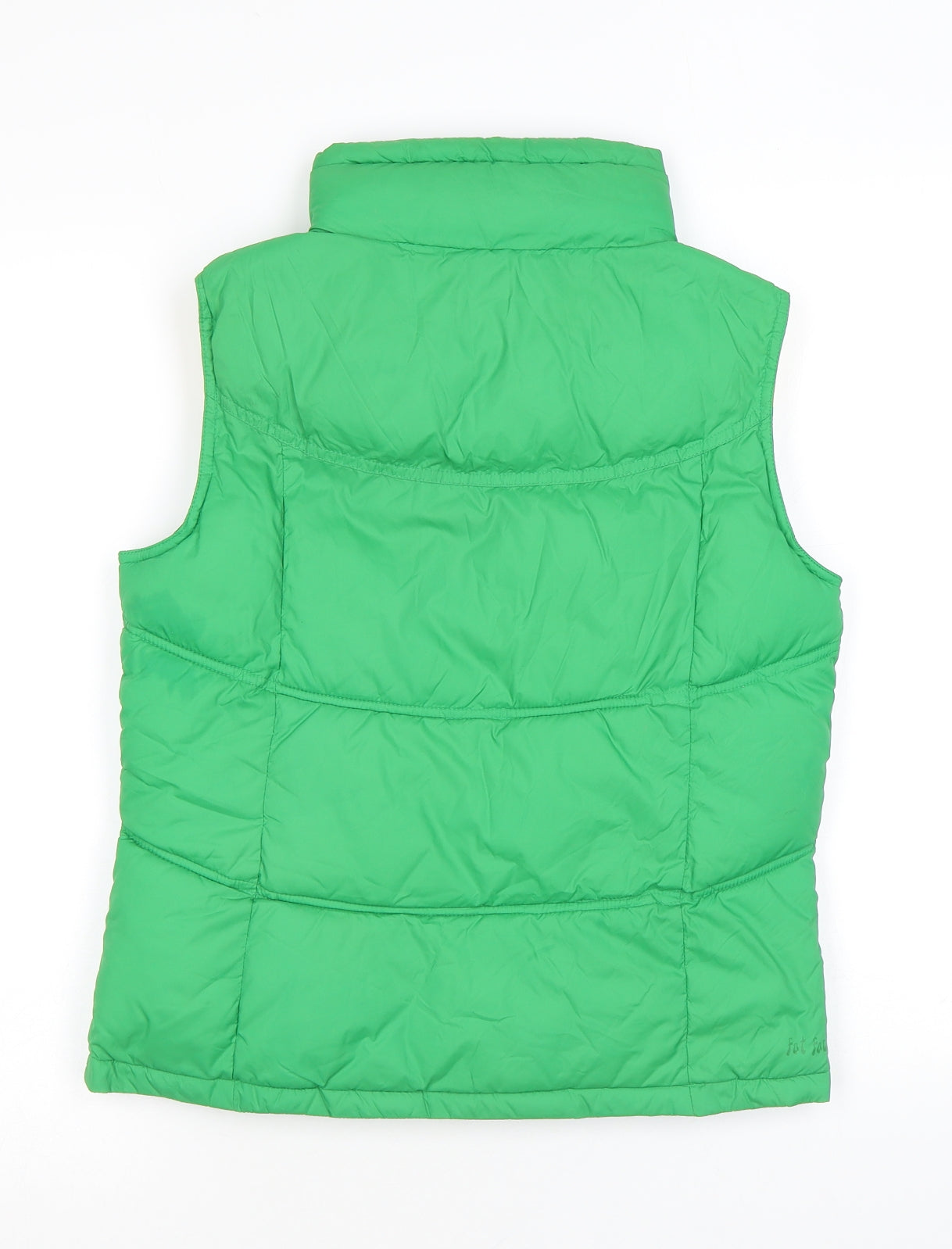 Fat Face Womens Green Gilet Jacket Size 10 Zip