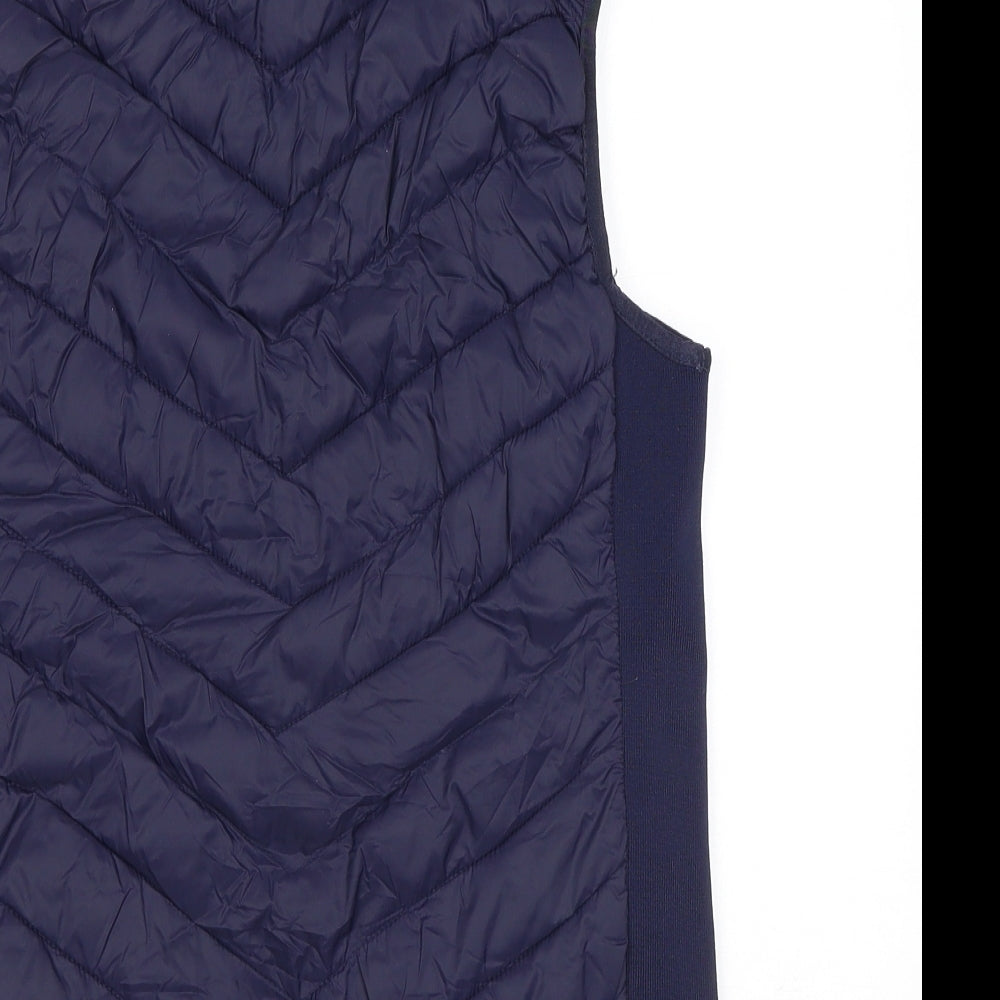 Gap Womens Blue Gilet Jacket Size M Zip