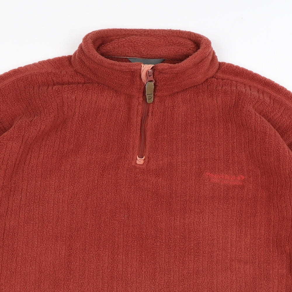 Regatta Womens Red Polyester Pullover Sweatshirt Size XL Zip