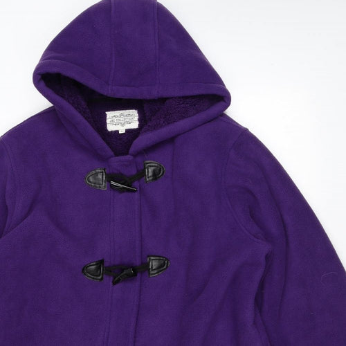 JBC Collection Womens Purple Pea Coat Coat Size 22 Zip