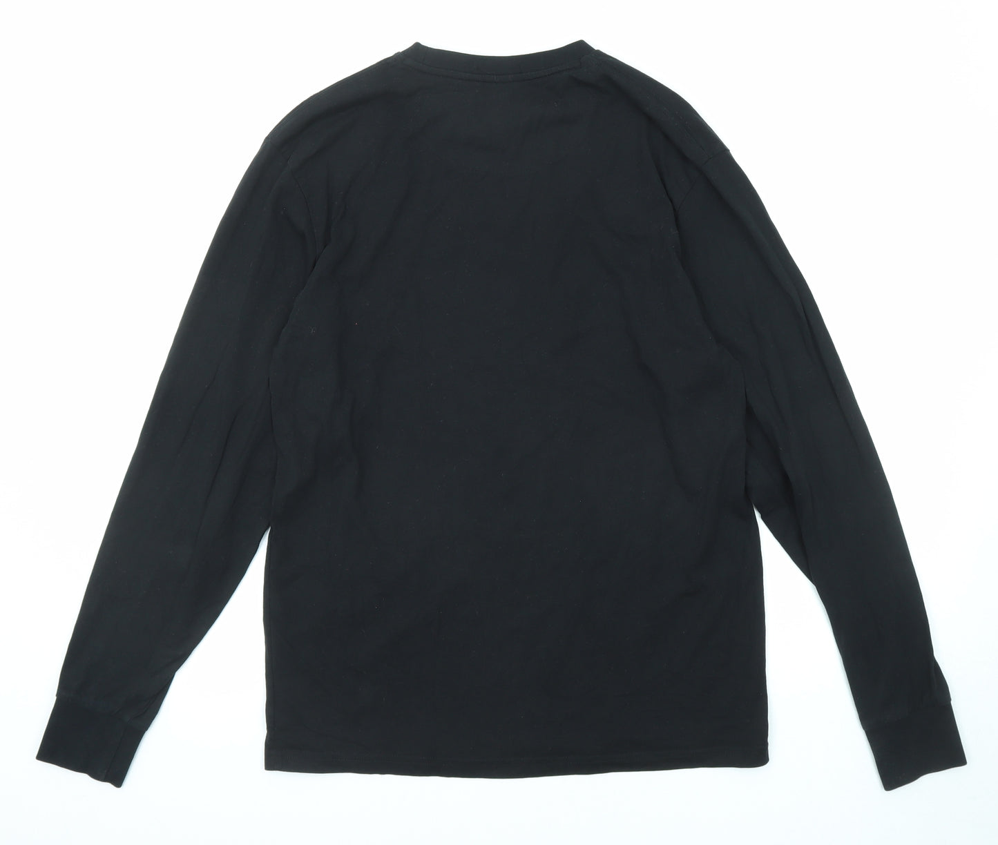 Weekend Offender Mens Black Cotton Pullover Sweatshirt Size M