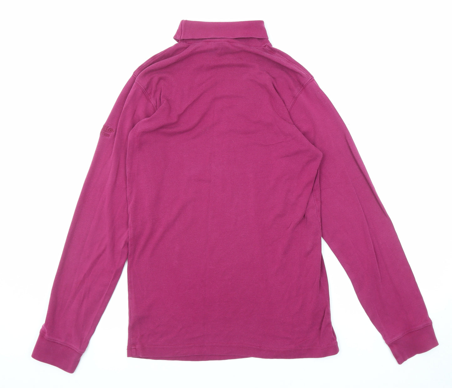 Cotton Traders Womens Purple Cotton Pullover Sweatshirt Size M Pullover