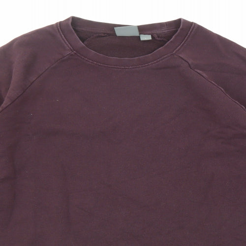 ASOS Mens Purple Cotton Pullover Sweatshirt Size L