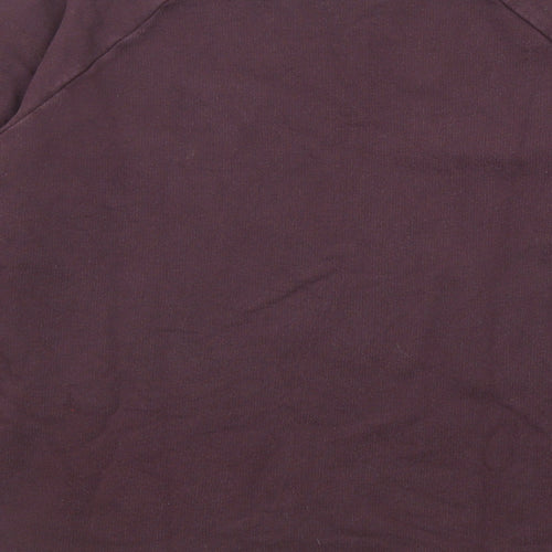 ASOS Mens Purple Cotton Pullover Sweatshirt Size L