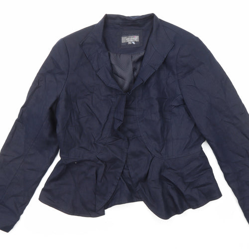 Per Una Womens Blue Jacket Blazer Size 14