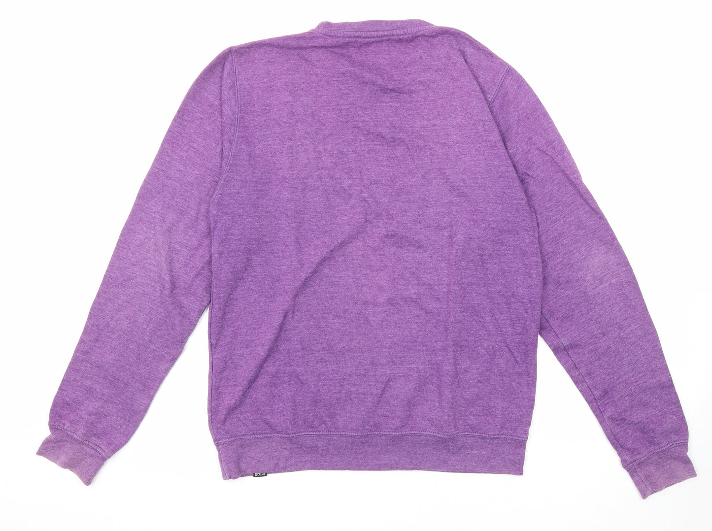Star Surf Womens Purple Cotton Pullover Sweatshirt Size S Pullover - Wave Star Print