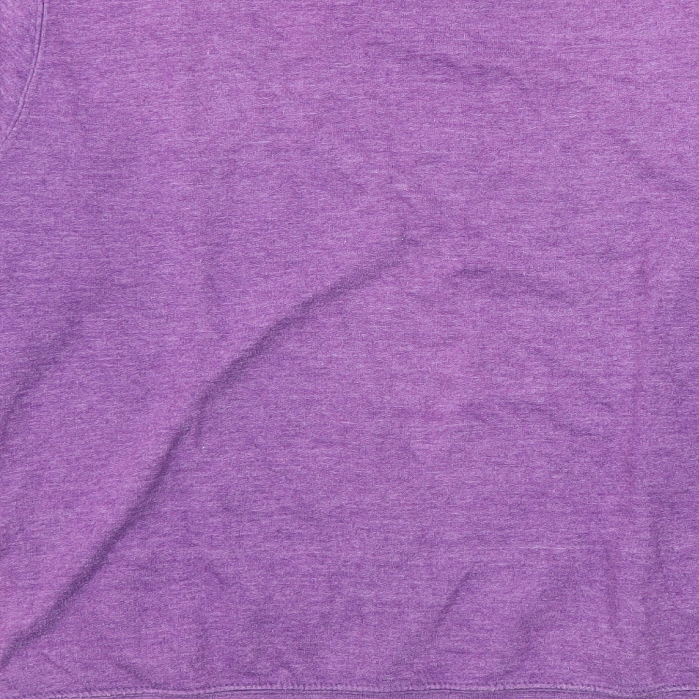 Star Surf Womens Purple Cotton Pullover Sweatshirt Size S Pullover - Wave Star Print
