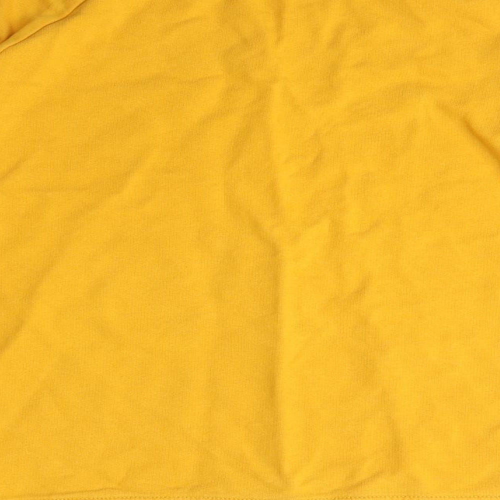 ASOS Mens Yellow Cotton Pullover Sweatshirt Size M