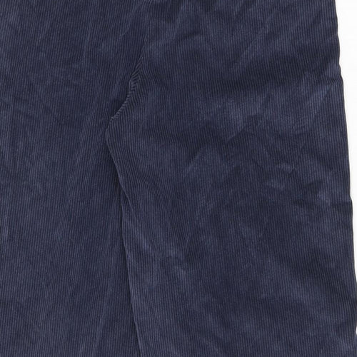 NEXT Womens Blue Polyester Chino Trousers Size 14 L27 in Regular Zip