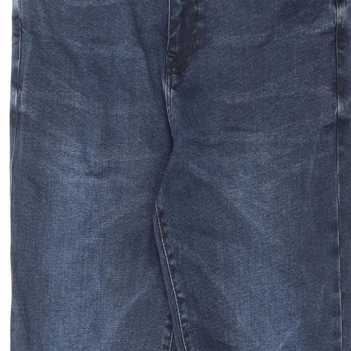 New Look Mens Blue Cotton Skinny Jeans Size 32 in L32 in Slim Zip