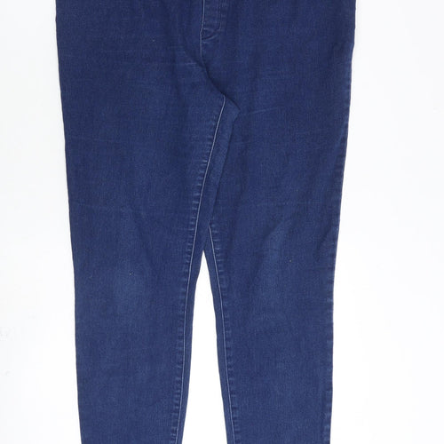 George Womens Blue Cotton Jegging Jeans Size 16 L28 in Regular