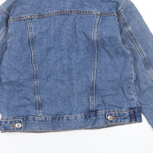 Primark Womens Blue Jacket Size 8 Button