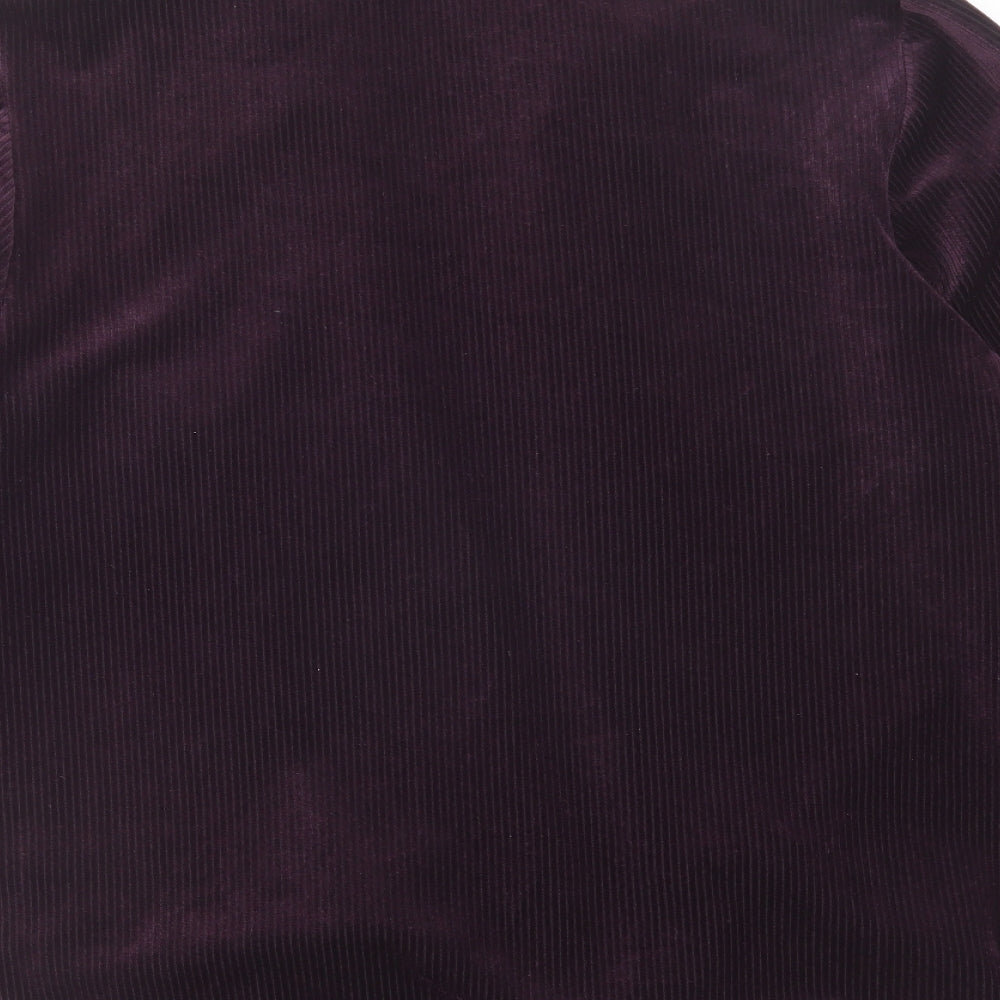 Toddy Womens Purple Jacket Blazer Size 18