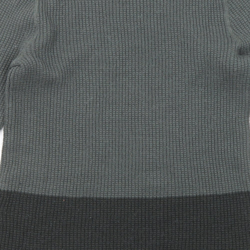 H&M Womens Grey Round Neck Acrylic Pullover Jumper Size M