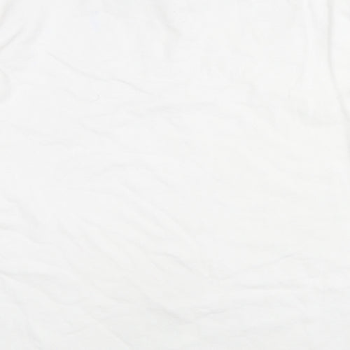Jack Wills Mens White Cotton Henley Sweatshirt Size XL