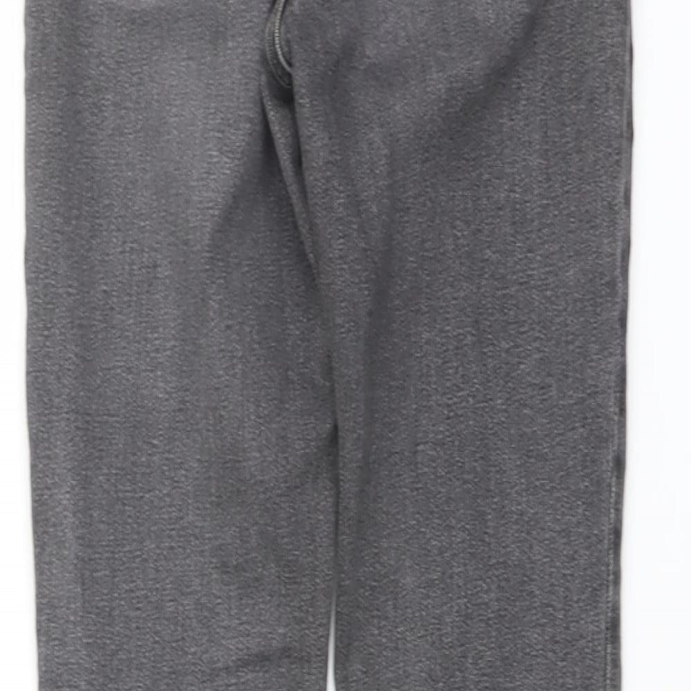 Everlane Womens Grey Cotton Straight Jeans Size 25 in L27 in Regular Button