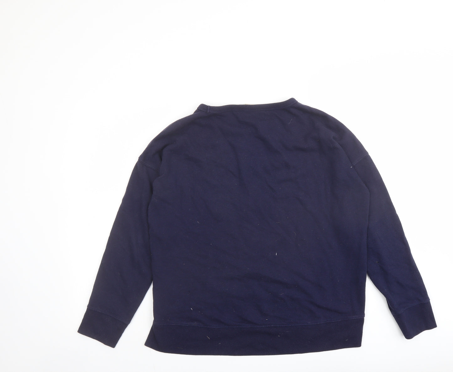 Gap Womens Blue Cotton Pullover Sweatshirt Size S Pullover
