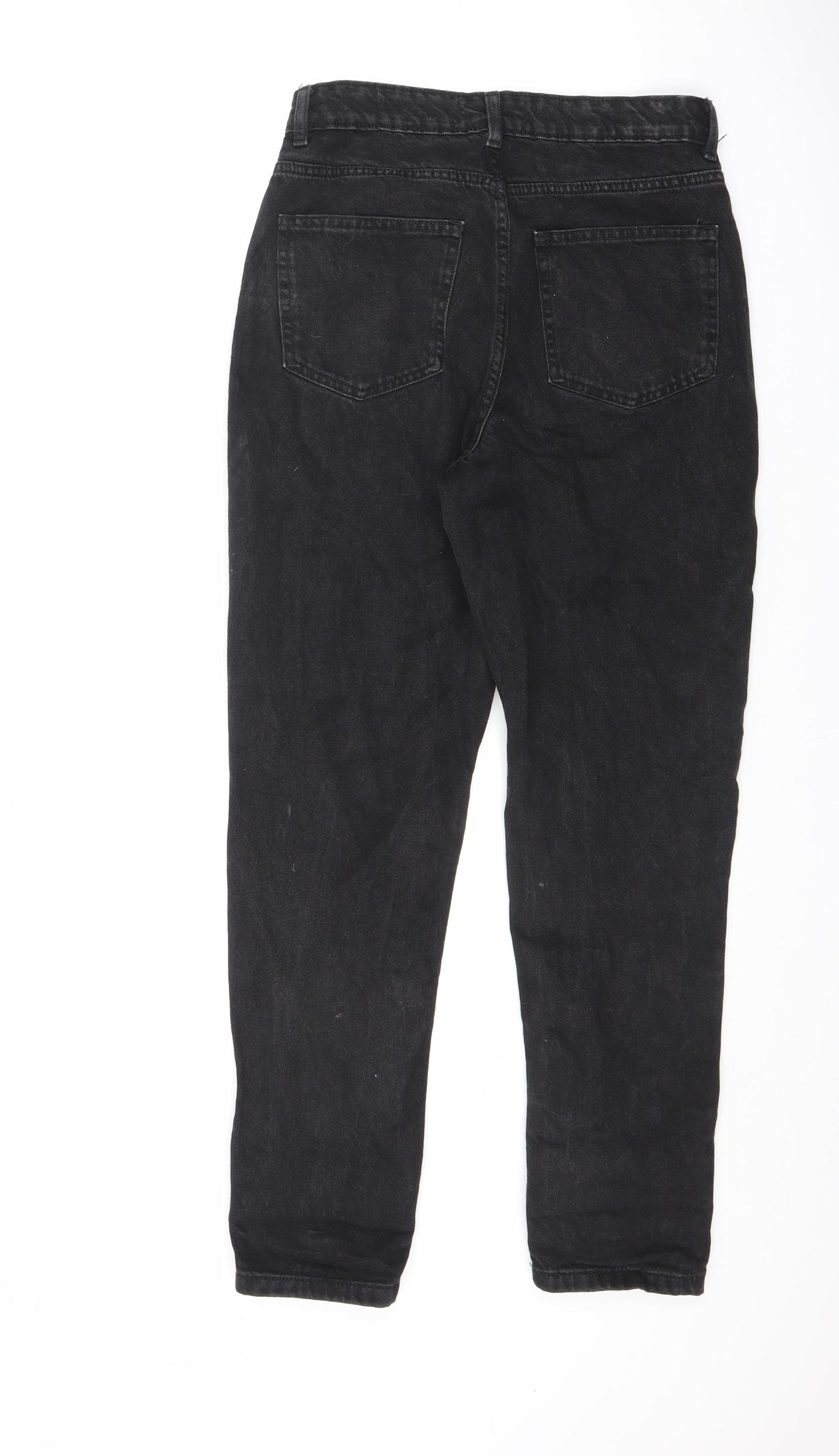 Denim & Co. Womens Black Cotton Skinny Jeans Size 8 L27 in Regular Zip