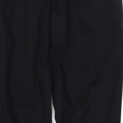 NEXT Womens Black Cotton Skinny Jeans Size 34 in L29 in Regular Zip