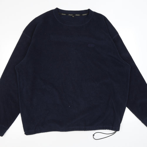 Peter Storm Mens Blue Polyester Pullover Sweatshirt Size XL - Drawstring