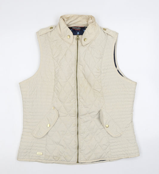 Regatta Womens Ivory Gilet Jacket Size 16 Zip