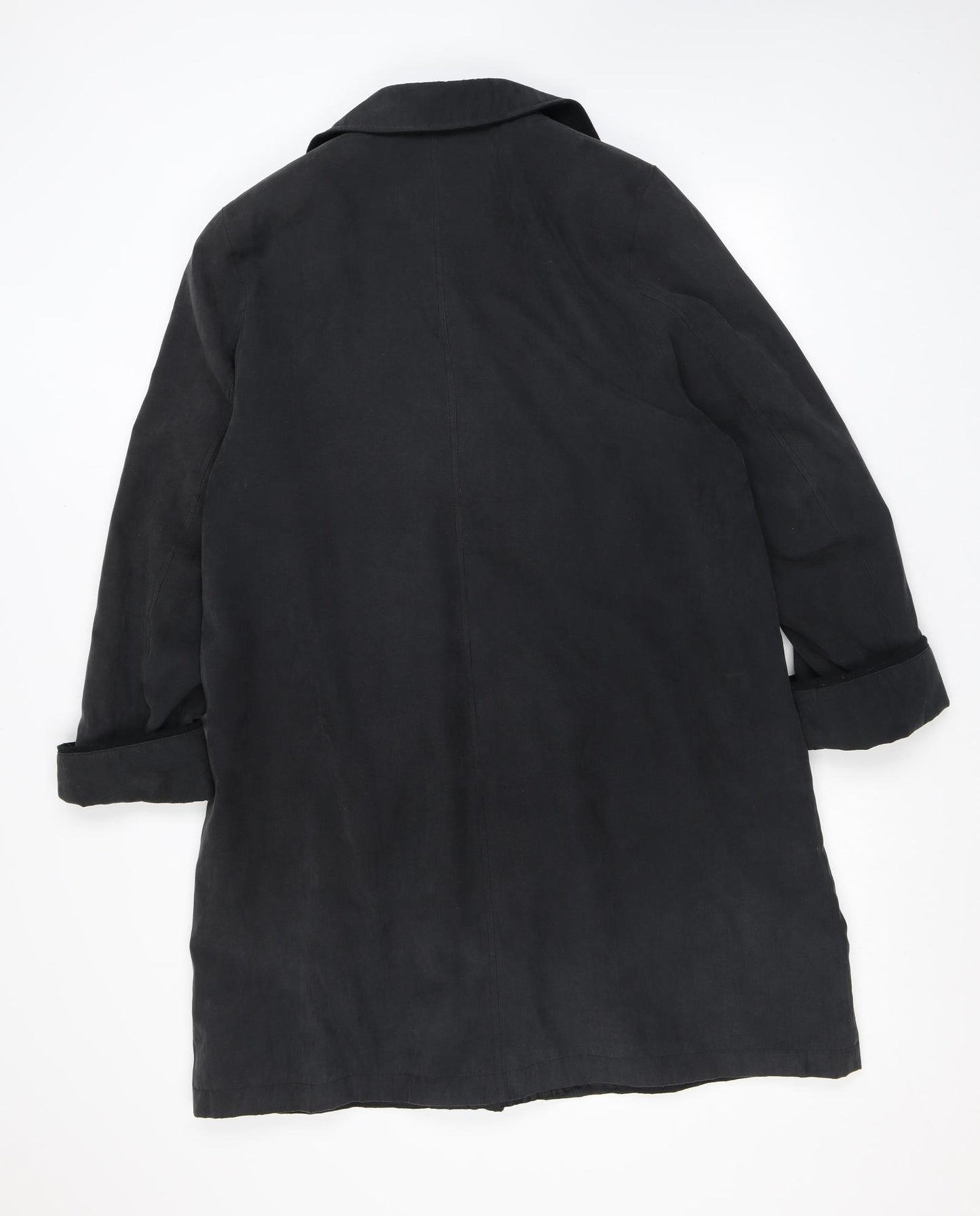 Klass Womens Black Pea Coat Coat Size 12 Button