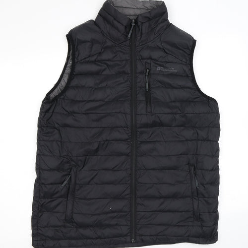 Mountain Warehouse Mens Black Gilet Coat Size L Zip