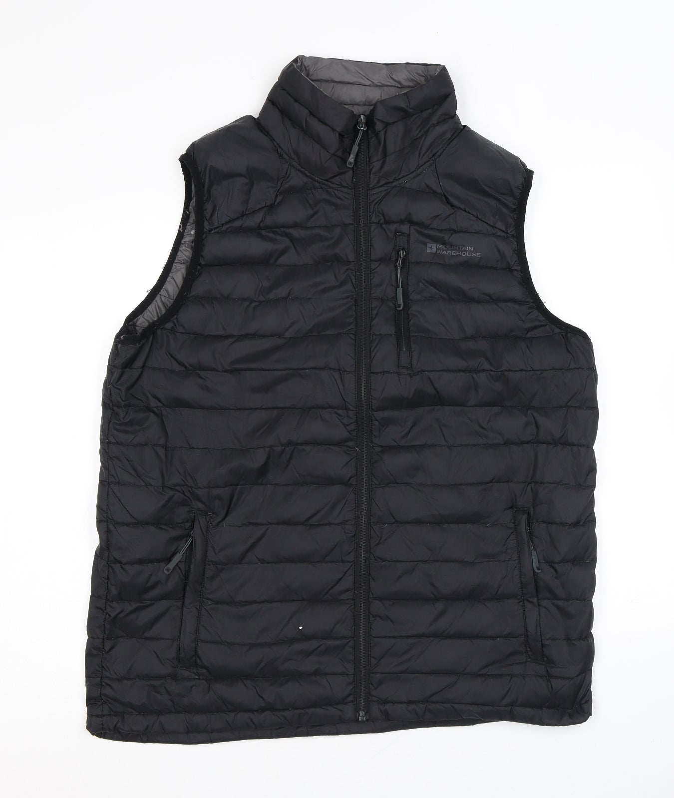 Mountain Warehouse Mens Black Gilet Coat Size L Zip