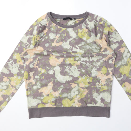 NEXT Womens Multicoloured Geometric 100% Cotton Pullover Sweatshirt Size M Pullover