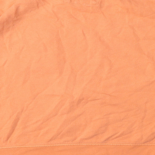 Crew Clothing Womens Orange 100% Cotton Pullover Sweatshirt Size 12 Pullover