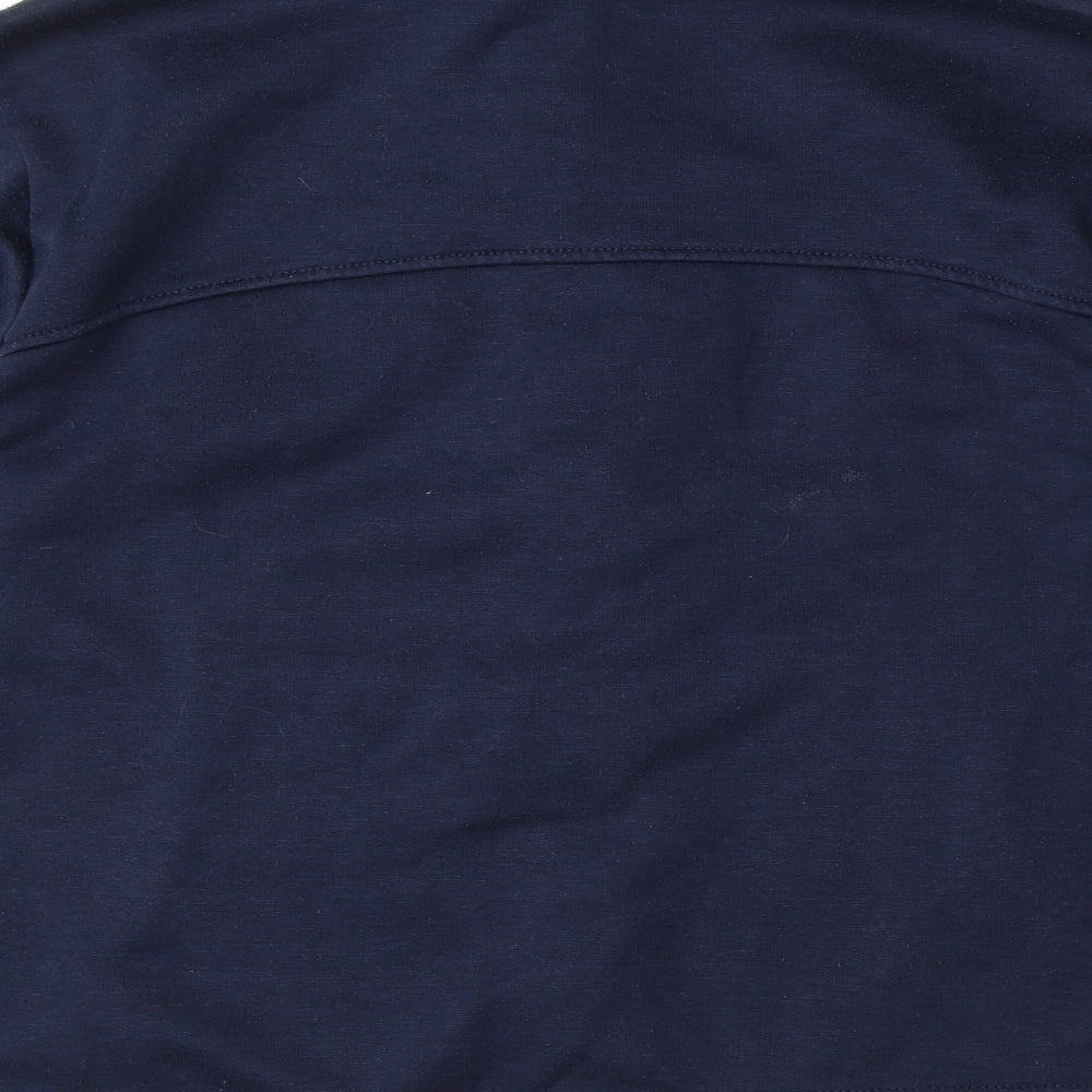 LA Gear Womens Blue Polyester Full Zip Sweatshirt Size 12 Zip
