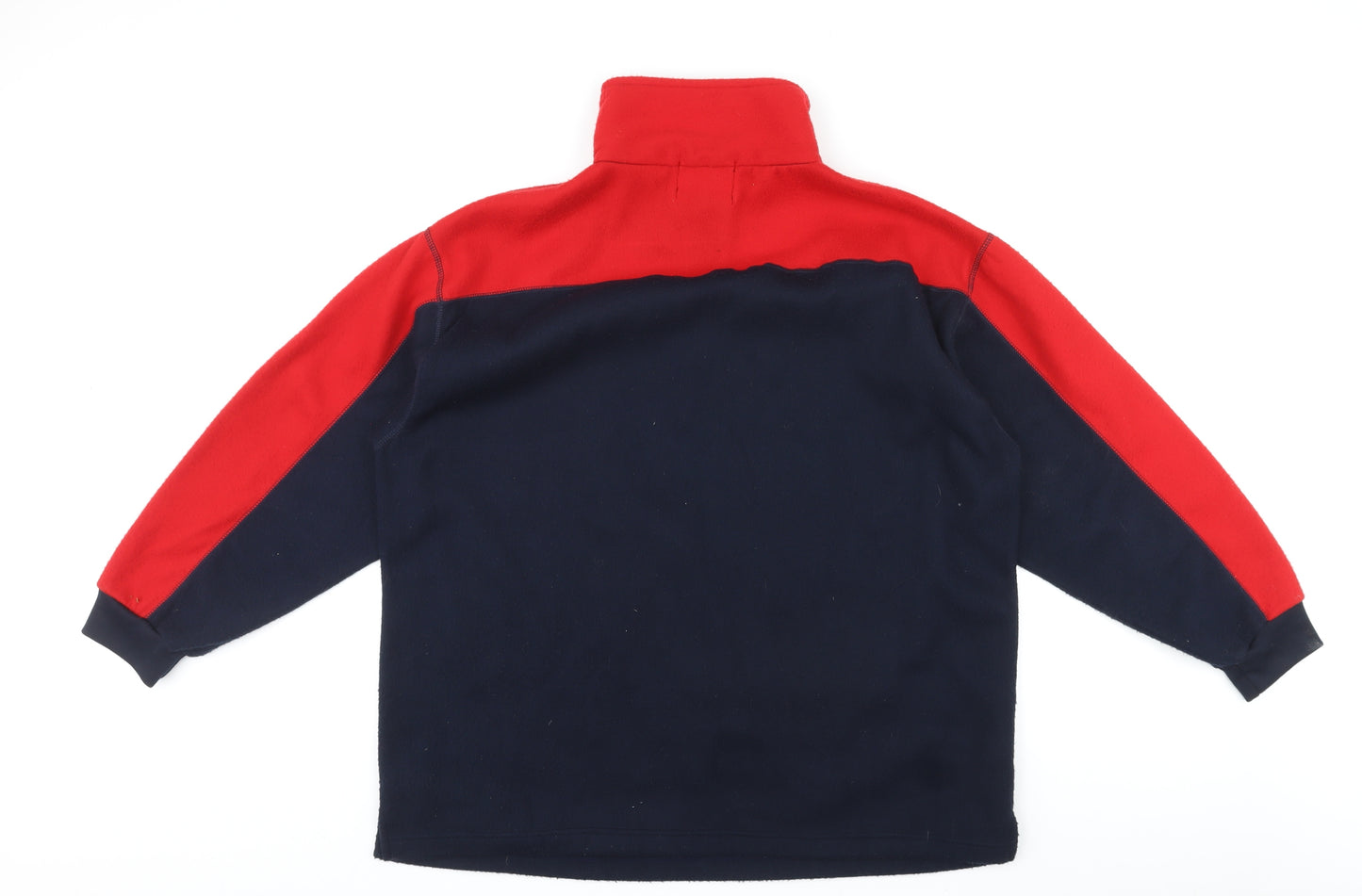 Alibi Mens Blue Polyester Henley Sweatshirt Size L - 1/4 Zip