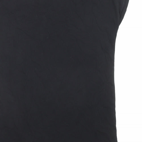 NEXT Womens Black Cotton Basic T-Shirt Size 8 Round Neck - Kellogg's, Frosties