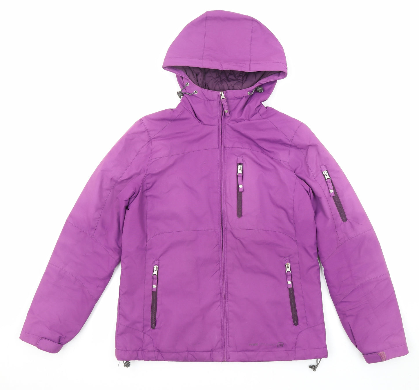 Radiance Womens Purple Jacket Size S Zip