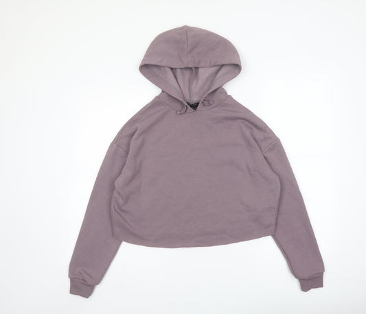 New Look Girls Purple Polyester Pullover Hoodie Size 12-13 Years Pullover