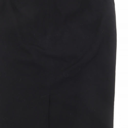 Label Be Womens Black Polyester Straight & Pencil Skirt Size 18 Zip
