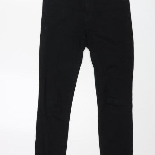 Gap Womens Black Cotton Skinny Jeans Size 28 in L28 in Regular Zip
