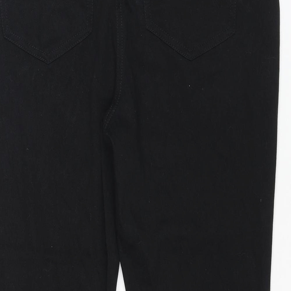 NEXT Womens Black Cotton Jegging Jeans Size 16 L26 in Regular