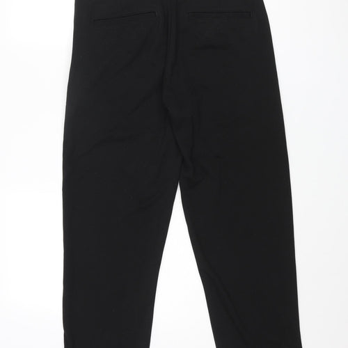 ADPT Womens Black Polyester Dress Pants Trousers Size M L26 in Regular Zip