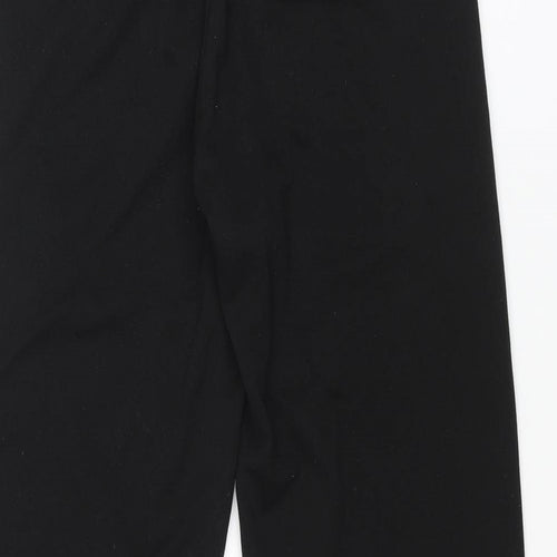 ADPT Womens Black Polyester Dress Pants Trousers Size M L26 in Regular Zip