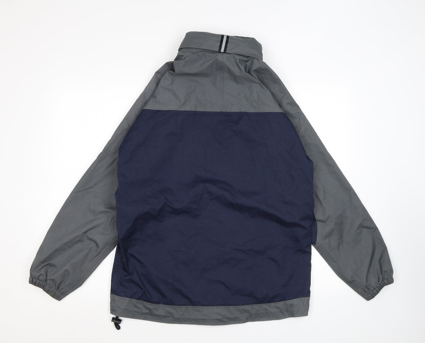 Regatta Womens Grey Windbreaker Coat Size 10 Zip - Colourblock