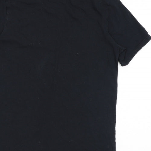 Nike Mens Black Cotton T-Shirt Size S Crew Neck