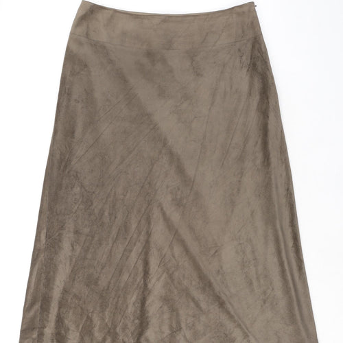 Sigrid Sport Womens Beige Polyester Maxi Skirt Size S Zip