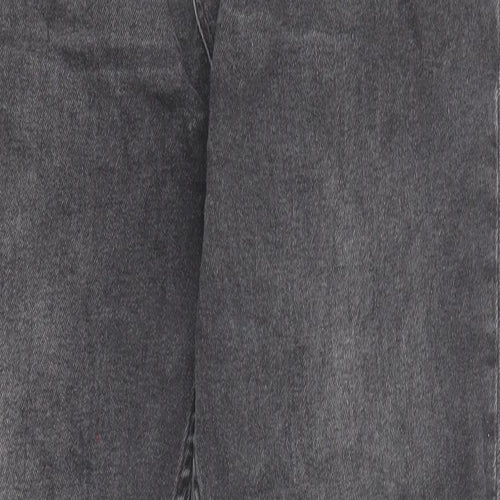 ASOS Mens Grey Cotton Skinny Jeans Size 34 in L32 in Regular Zip