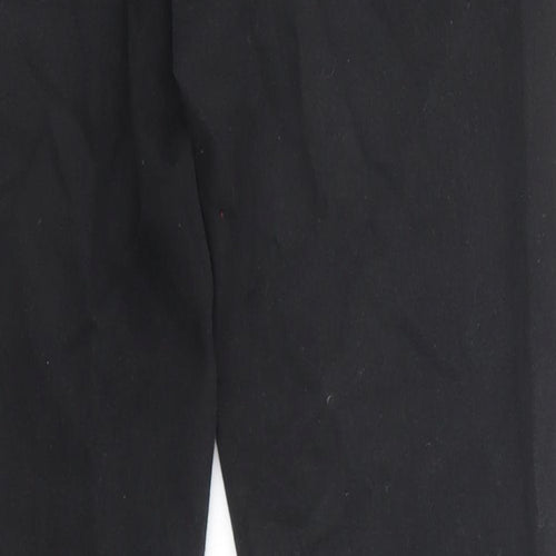 George Mens Black Cotton Skinny Jeans Size 34 in L32 in Slim Zip