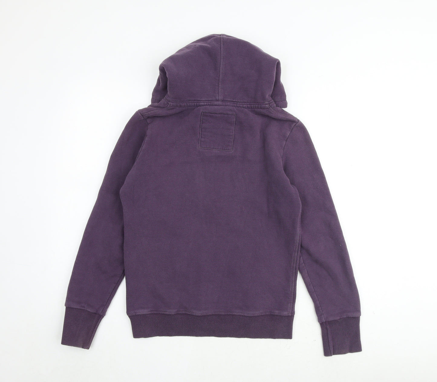 Superdry Womens Purple Cotton Pullover Hoodie Size S Pullover